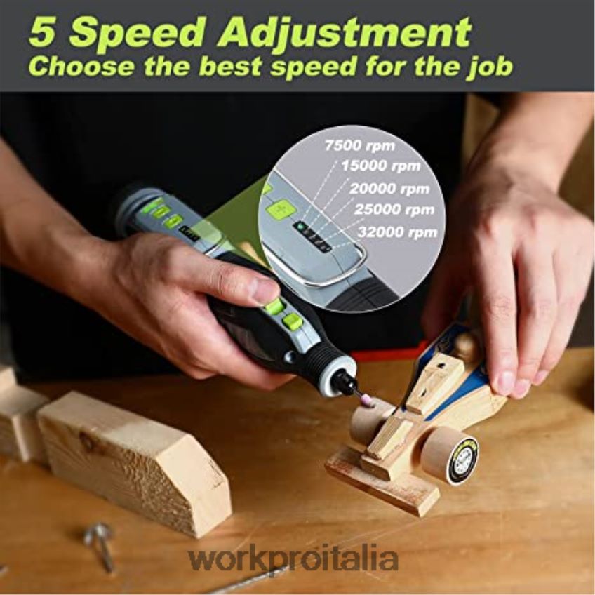 WORKPRO Kit di utensili rotanti a batteria da 12 V e kit di accessori per utensili rotanti da 276 pezzi, set di morsetti da 8 pezzi e kit pinzatrice 4 in 1 moderno B0600L317 attrezzo