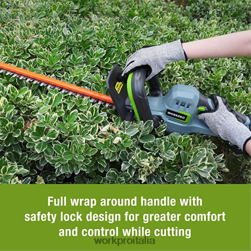 WORKPRO Tagliasiepi a batteria da 20 V e tagliasiepi portatile 2 in 1, cesoie da potatura in 2 pezzi e ginocchiere da giardino moderno B0600L320 attrezzo