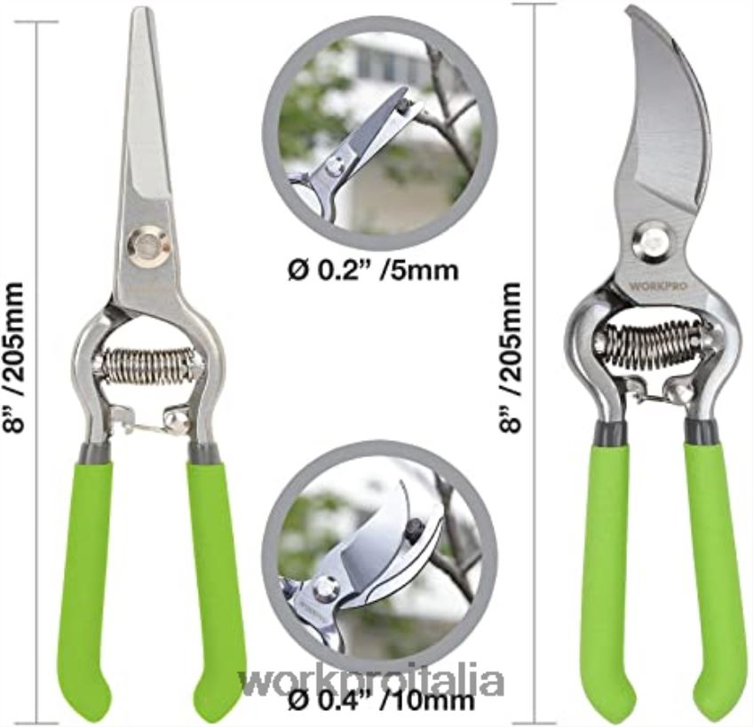 WORKPRO Tagliasiepi a batteria da 20 V e tagliasiepi portatile 2 in 1, cesoie da potatura in 2 pezzi e ginocchiere da giardino moderno B0600L320 attrezzo