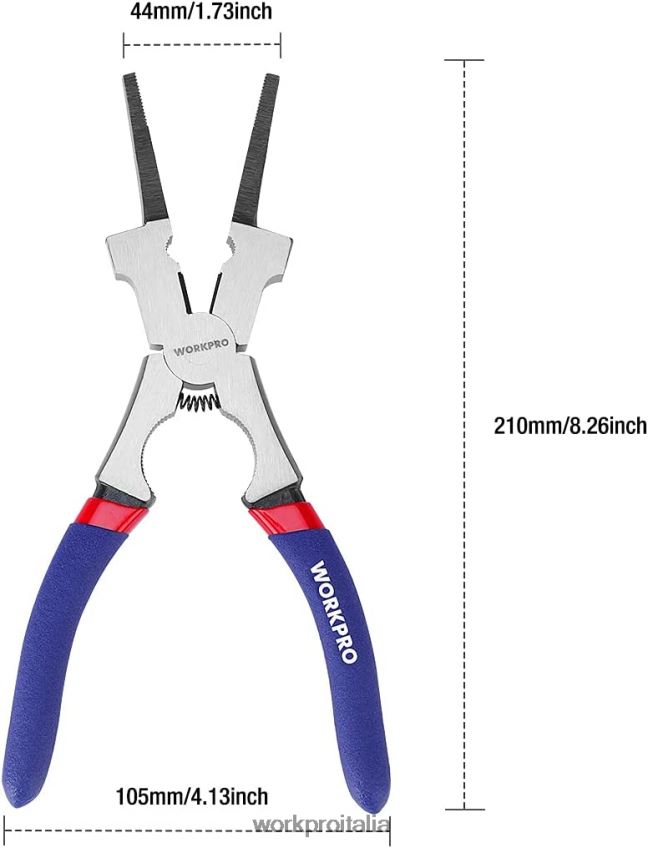 WORKPRO pinze per saldatura, pinze per saldatura multifunzionali in acciaio cr-v nuovo B0600L74 attrezzo