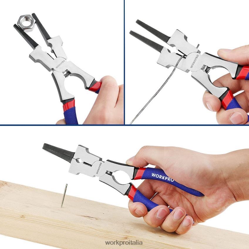 WORKPRO pinze per saldatura, pinze per saldatura multifunzionali in acciaio cr-v nuovo B0600L74 attrezzo