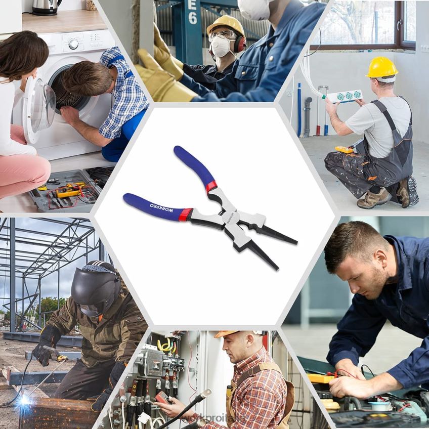 WORKPRO pinze per saldatura, pinze per saldatura multifunzionali in acciaio cr-v nuovo B0600L74 attrezzo