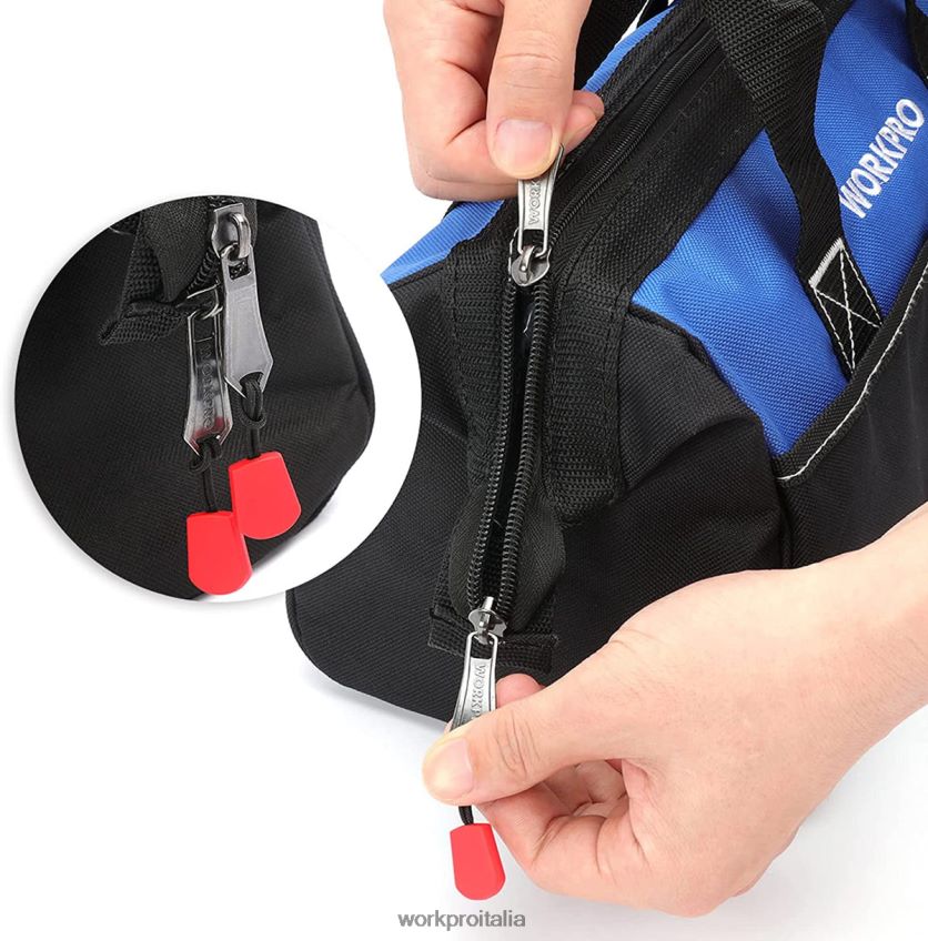 WORKPRO Borsa tote per attrezzi con bocca larga da 13 pollici utile B0600L28 magazzinaggio