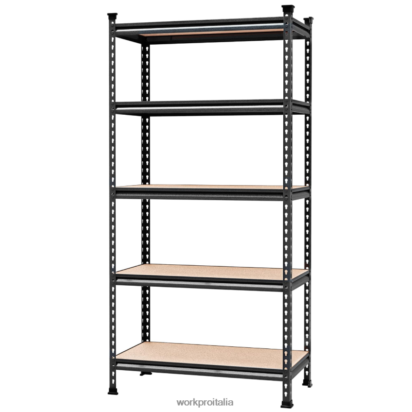 WORKPRO Scaffale per carichi pesanti regolabile in metallo a 5 livelli, capacità di carico di 4000 libbre moderno B0600L12 magazzinaggio