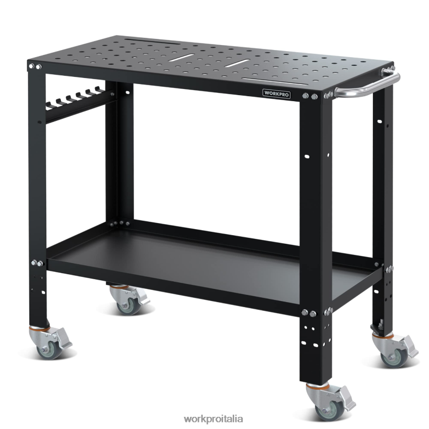WORKPRO tavolo di saldatura portatile, capacità di carico di 1200 libbre, piano di nitrurazione nuovo B0600L13 magazzinaggio