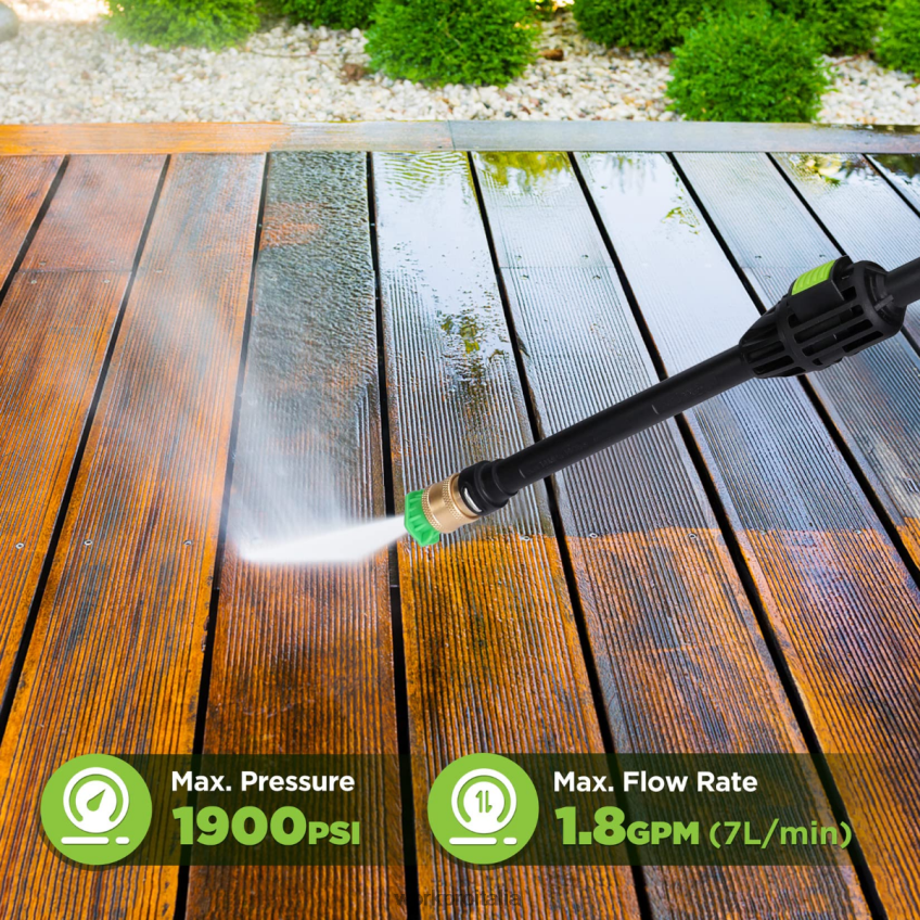 WORKPRO Idropulitrice elettrica compatta da 1.900 psi max 1,8 gpm da 12 A utile B0600L299 attrezzo