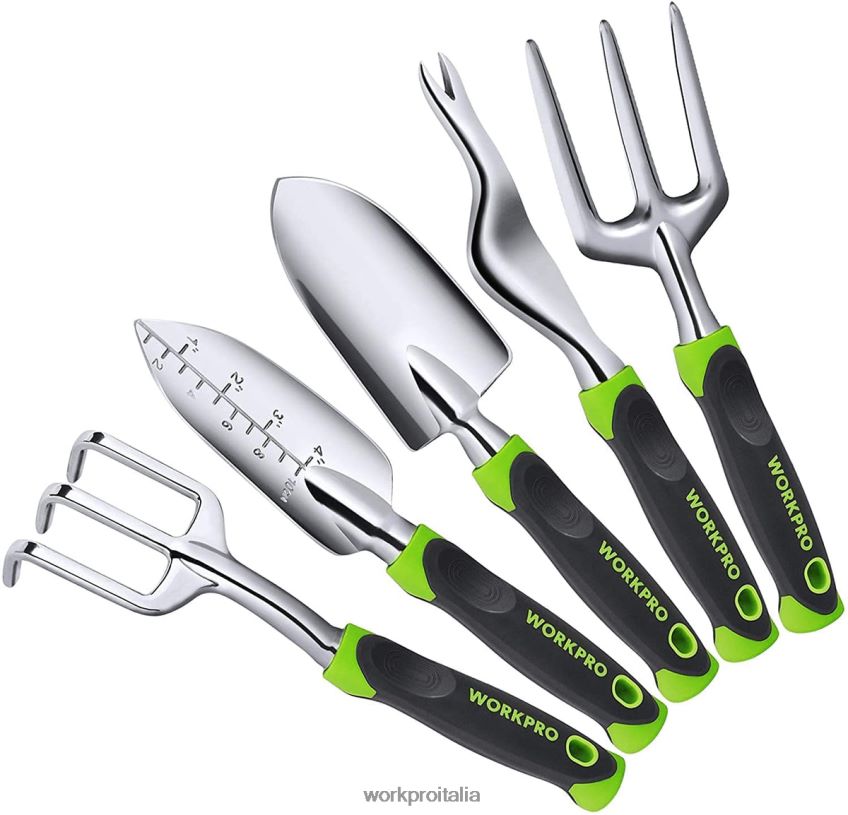 WORKPRO Set di 5 attrezzi da giardino per esterni, regali per lavori di giardinaggio moderno B0600L276 attrezzo
