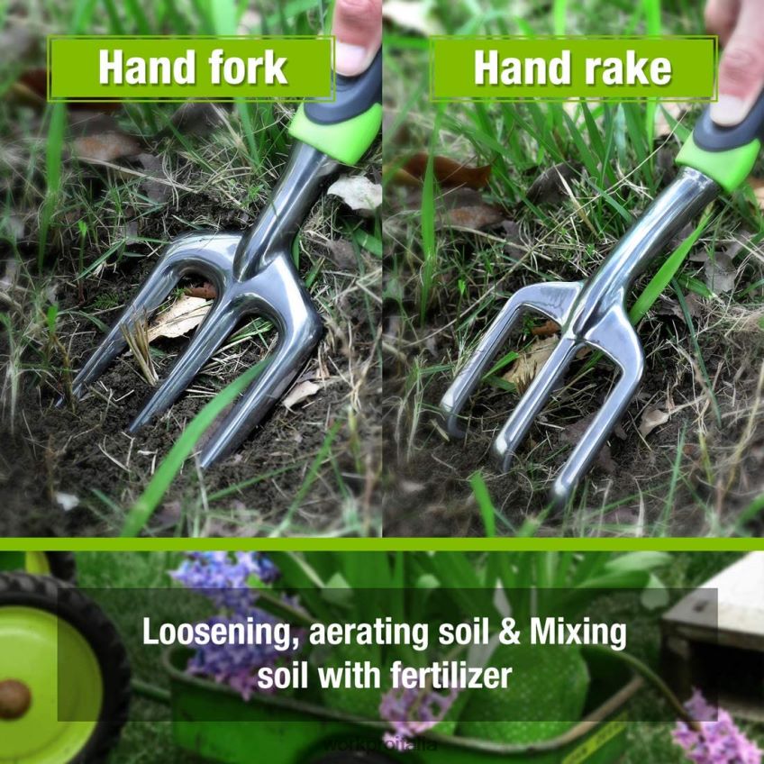 WORKPRO Set di 5 attrezzi da giardino per esterni, regali per lavori di giardinaggio moderno B0600L276 attrezzo
