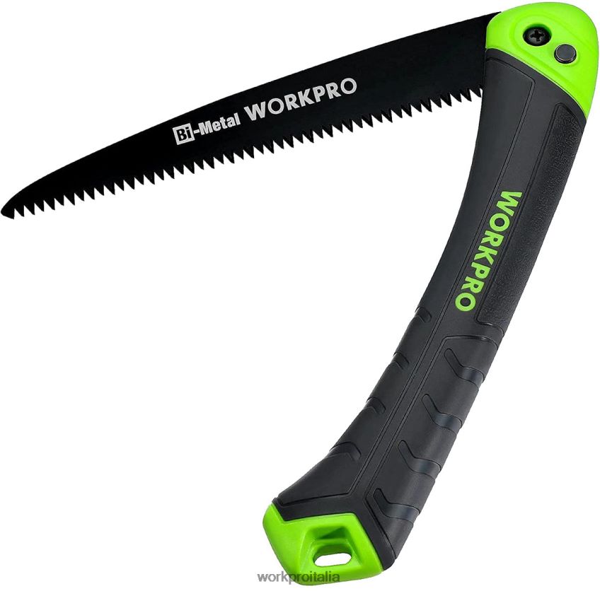 WORKPRO sega pieghevole sega manuale compatta con lama da 7 pollici con blocco a pulsante utile B0600L270 attrezzo