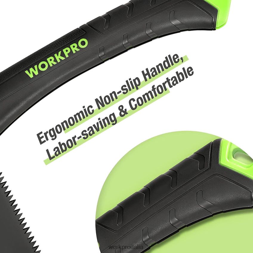 WORKPRO sega pieghevole sega manuale compatta con lama da 7 pollici con blocco a pulsante utile B0600L270 attrezzo