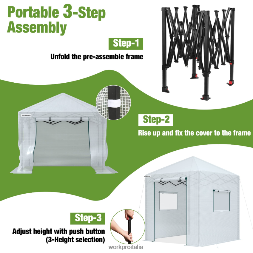 WORKPRO serra portatile walk-in utile B0600L289 attrezzo