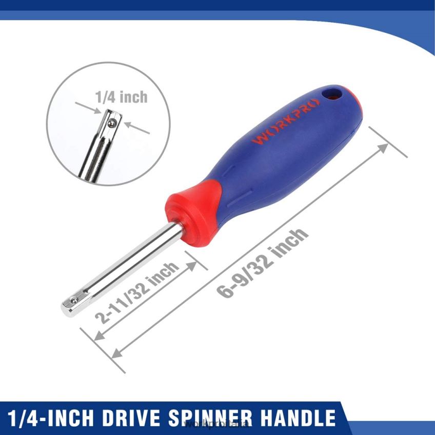 WORKPRO set di chiavi a bussola, set di chiavi a bussola da 70 pezzi con cricchetto a sgancio rapido, metrico e sae moderno B0600L308 attrezzo