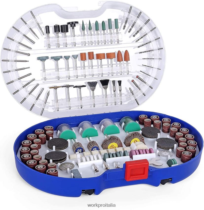 WORKPRO Kit di accessori per utensili rotanti da 276 pezzi, taglio, intaglio e lucidatura, montaggio universale moderno B0600L191 attrezzo