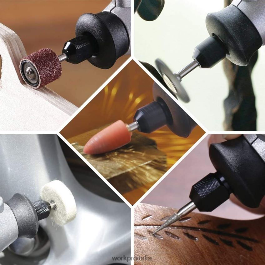 WORKPRO Kit di accessori per utensili rotanti da 276 pezzi, taglio, intaglio e lucidatura, montaggio universale moderno B0600L191 attrezzo