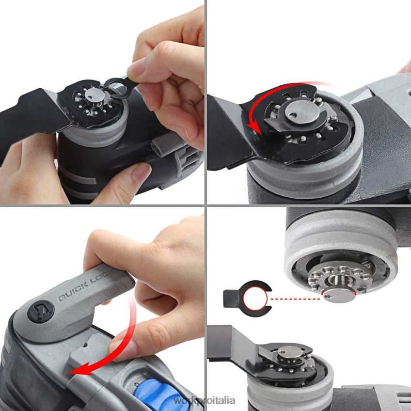 WORKPRO Set di 23 lame per sega oscillante per metallo/legno utile B0600L194 attrezzo