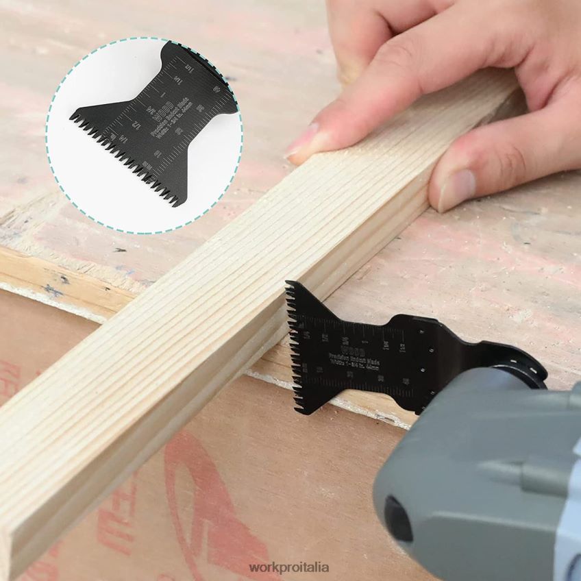WORKPRO Set di 23 lame per sega oscillante per metallo/legno utile B0600L194 attrezzo