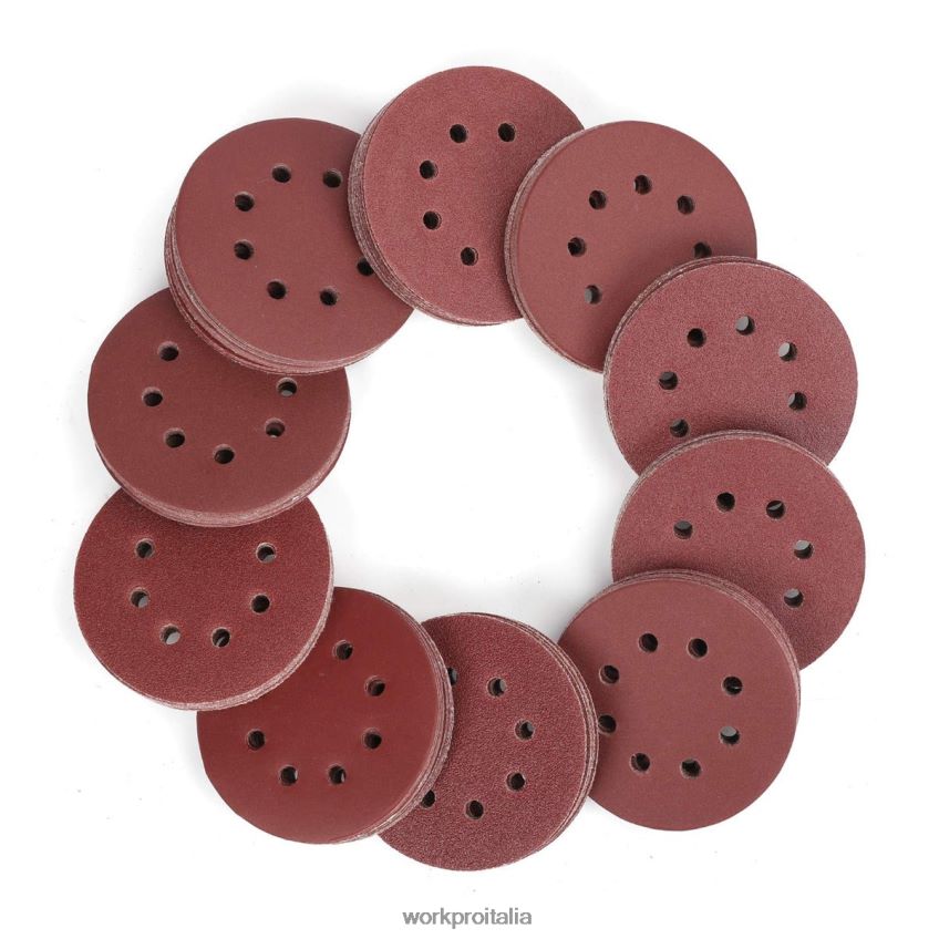 WORKPRO Set di dischi abrasivi da 150 pezzi per levigatrice orbitale casuale utile B0600L197 attrezzo