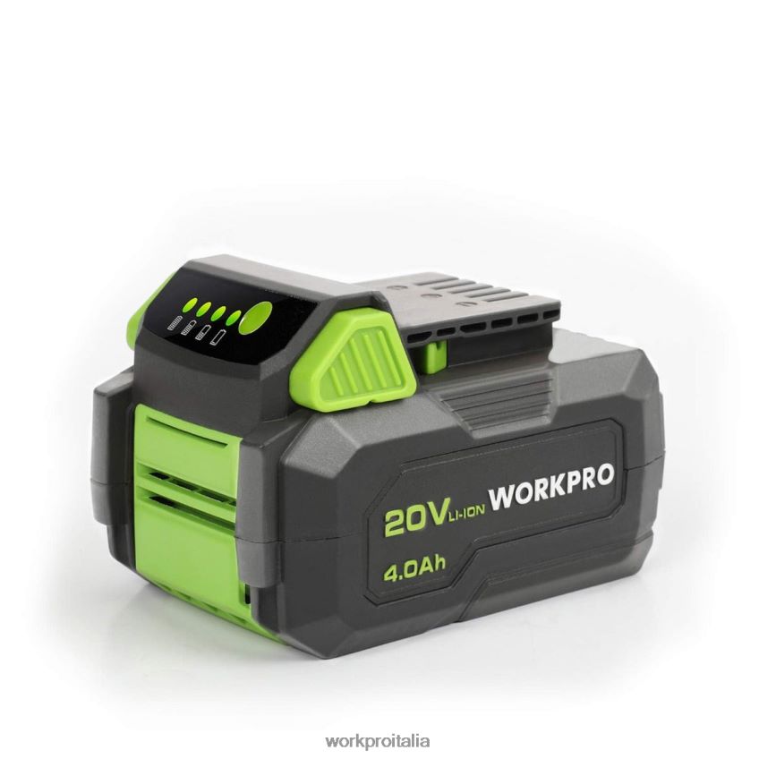 WORKPRO Pacco batteria agli ioni di litio da 20 V 4,0 Ah moderno B0600L217 attrezzo