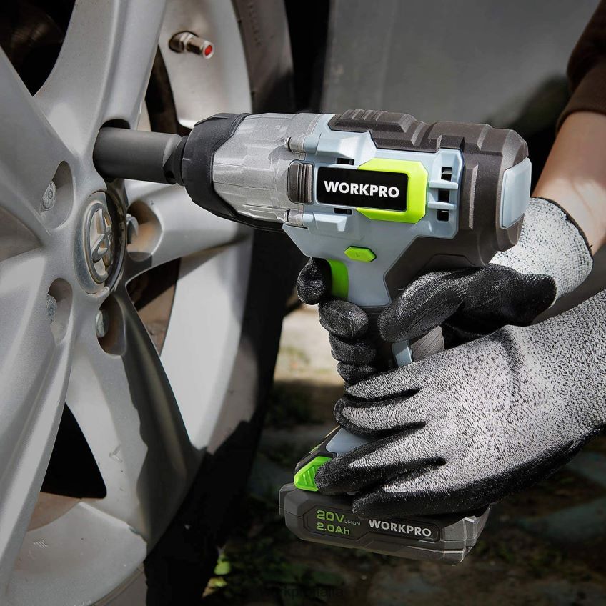 WORKPRO Avvitatore a impulsi cordless da 20 V con clip da cintura per caricatore rapido per un facile trasporto moderno B0600L187 attrezzo