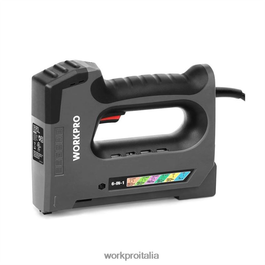 WORKPRO Cucitrice elettrica 110v 6 in 1 per progetti fai da te di lavorazione del legno utile B0600L167 attrezzo