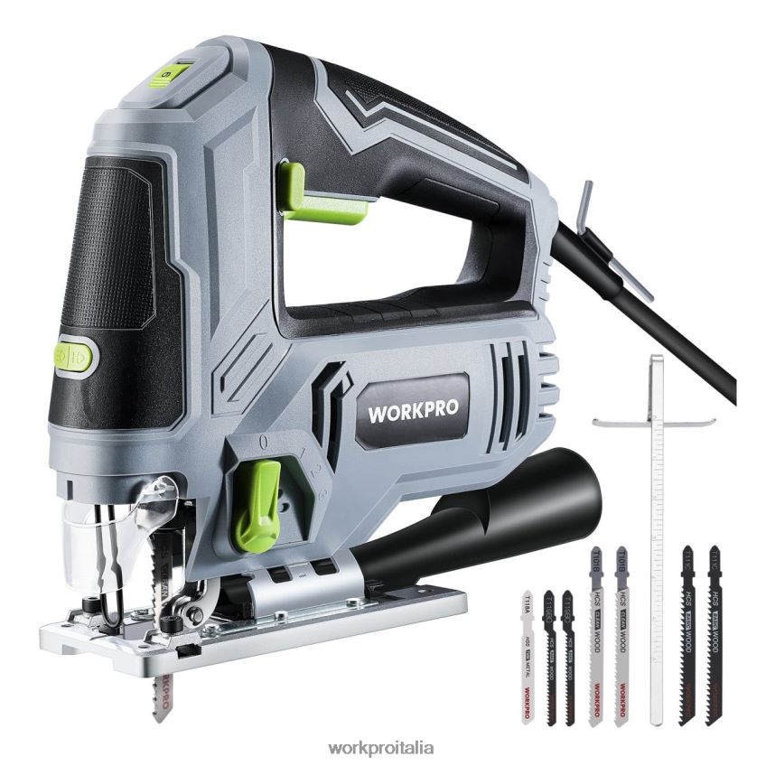WORKPRO seghetto alternativo, kit di attrezzi per seghetto alternativo elettrico con cavo da 6,5 ​​A 850 W moderno B0600L241 attrezzo