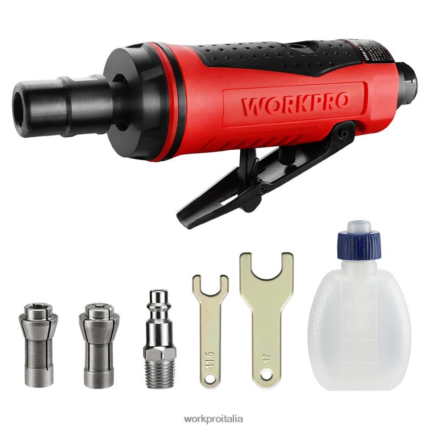 WORKPRO smerigliatrice pneumatica, smerigliatrice pneumatica diritta da 1/4 di pollice, 25.000 giri/min, smerigliatrice pneumatica nuovo B0600L183 attrezzo