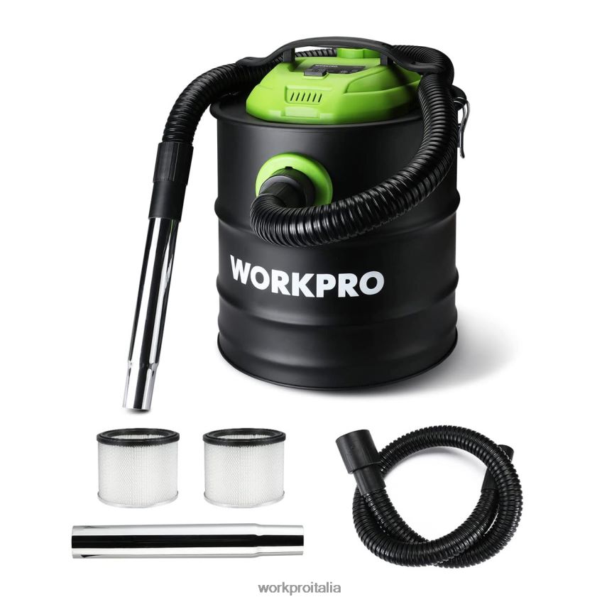 WORKPRO Aspiracenere da 5,2 galloni, aspiracenere con potenza di picco di 5,5 cavalli con filtro HEPA utile B0600L212 attrezzo