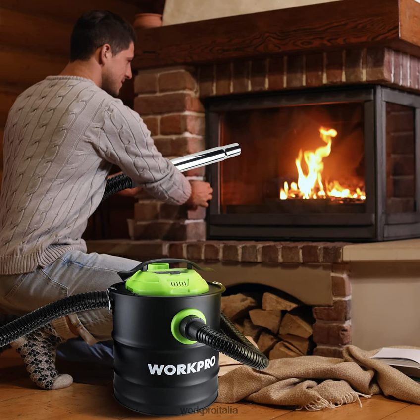 WORKPRO Aspiracenere da 5,2 galloni, aspiracenere con potenza di picco di 5,5 cavalli con filtro HEPA utile B0600L212 attrezzo