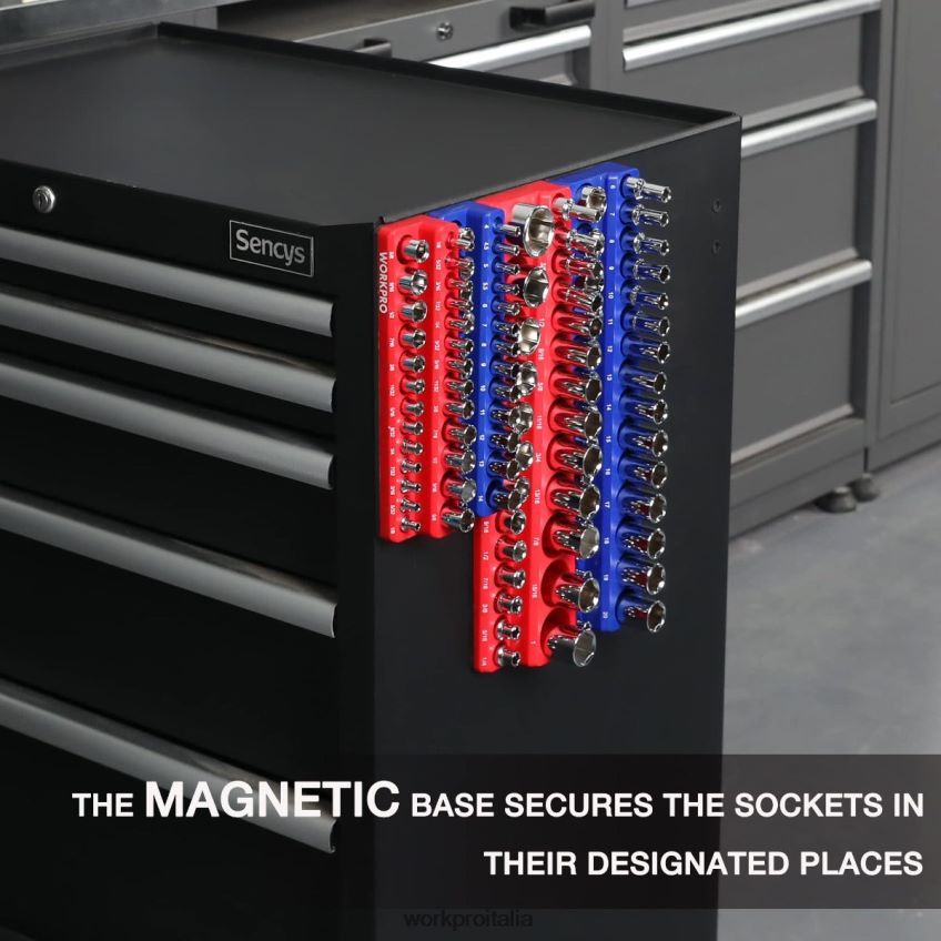 WORKPRO Set di 4 organizer con prese magnetiche moderno B0600L134 attrezzo