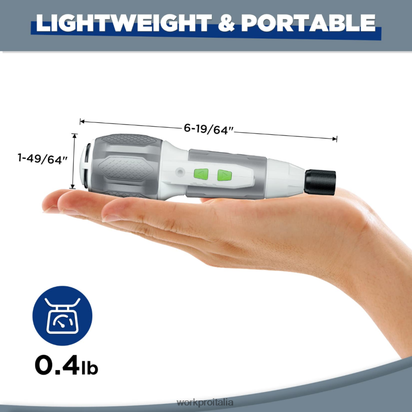 WORKPRO Kit cacciavite senza fili con batteria ricaricabile agli ioni di litio USB 4V rosa/bianco B0600L236 attrezzo