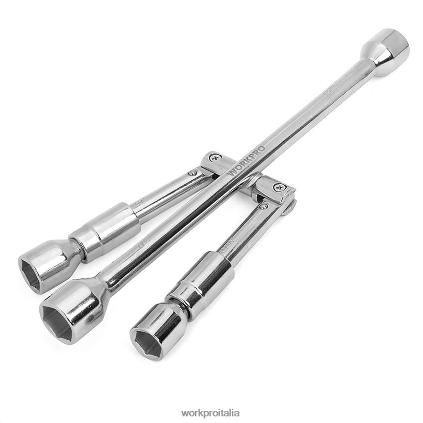 WORKPRO Chiave a croce universale a 4 vie con aletta pieghevole da 14 pollici utile B0600L90 attrezzo