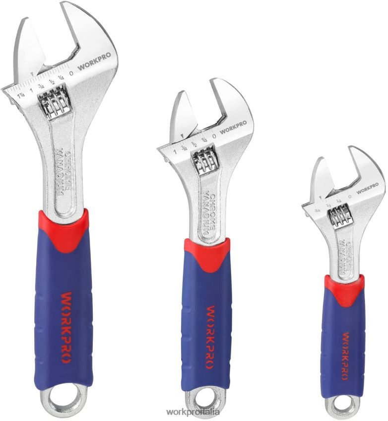 WORKPRO Set di 3 chiavi regolabili moderno B0600L83 attrezzo