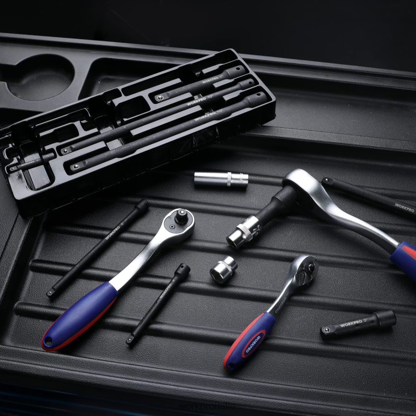 WORKPRO Set di barre di estensione per avvitatore a percussione da 9 pezzi moderno B0600L141 attrezzo