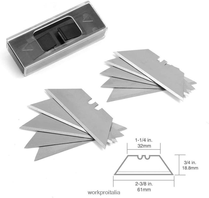 WORKPRO Set di coltelli multiuso pieghevoli con lama a cambio rapido moderno B0600L42 attrezzo
