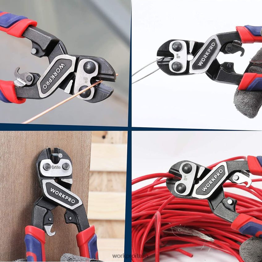 WORKPRO mini tagliabulloni con blocco di sicurezza e leva più efficiente moderno B0600L154 attrezzo
