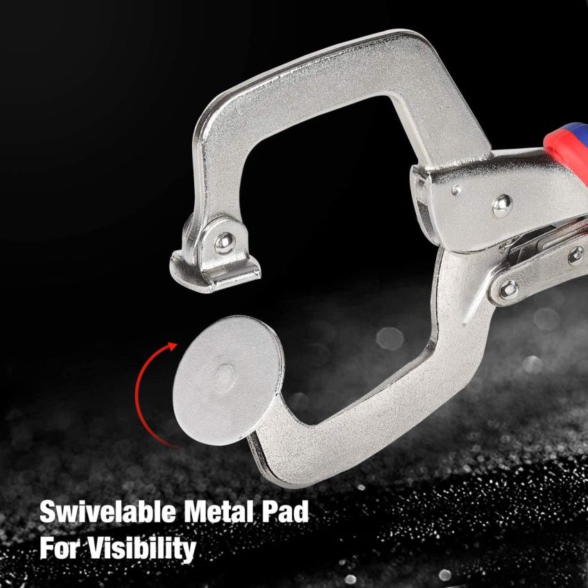 WORKPRO Morsetto frontale in metallo con foro tascabile per la lavorazione del legno e foro tascabile moderno B0600L116 attrezzo