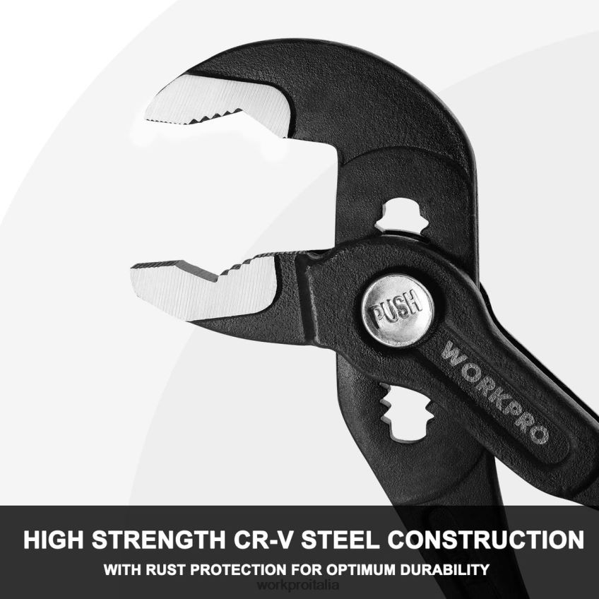 WORKPRO Pinza per giunti scanalati con impugnatura comoda utile B0600L71 attrezzo
