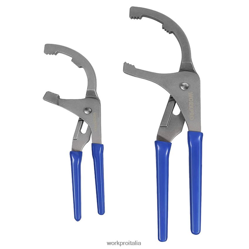WORKPRO Set di 2 pinze/chiavi per filtri olio utile B0600L76 attrezzo