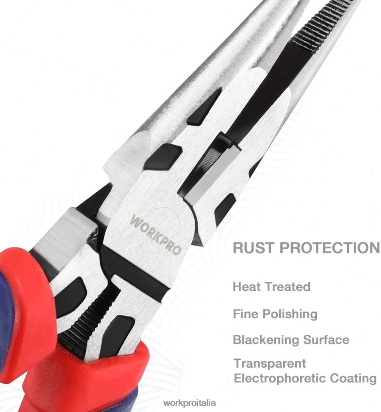 WORKPRO Set di 5 pinze da costruzione premium CR-V con custodia utile B0600L66 attrezzo
