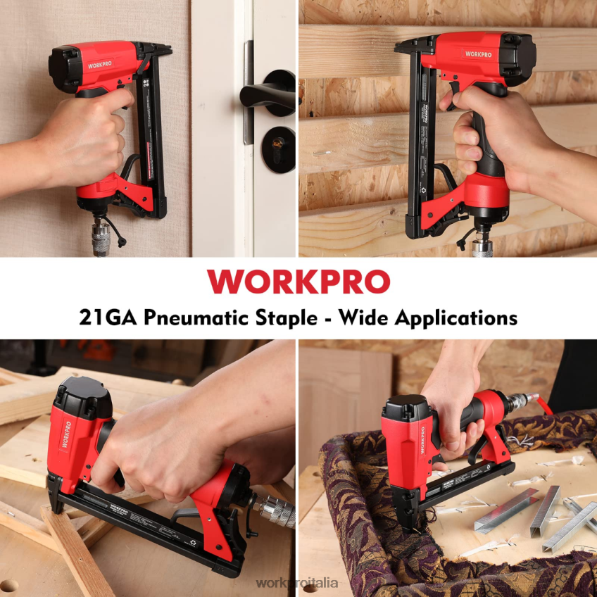 WORKPRO cucitrice pneumatica, cucitrice per tappezzeria 8016/7116 moderno B0600L182 attrezzo