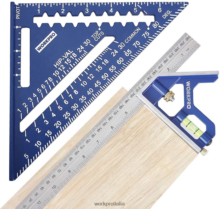 WORKPRO set di attrezzi quadrati per travi e quadrati combinati utile B0600L104 attrezzo